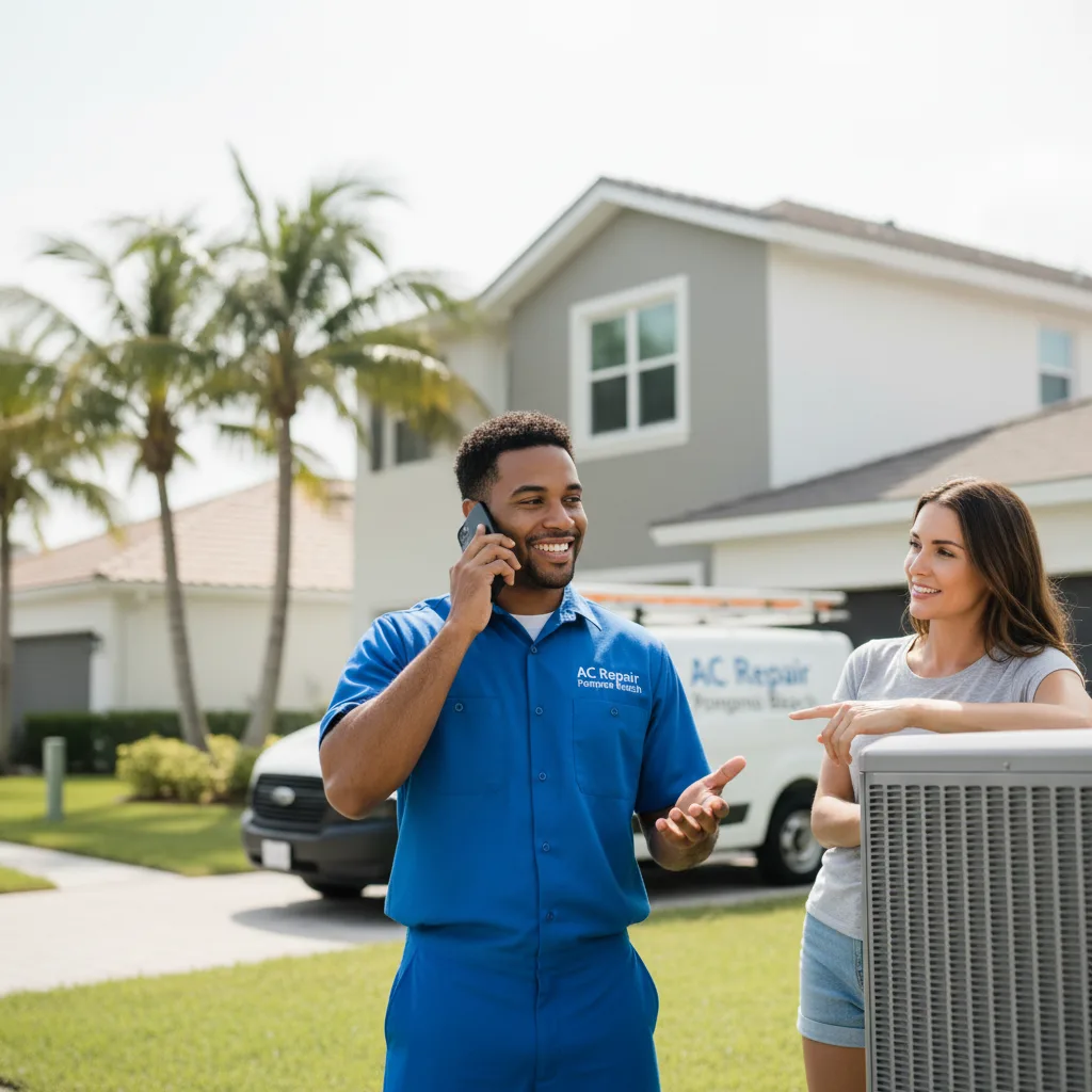 AC Repair Pompano Beach customer support in Houston